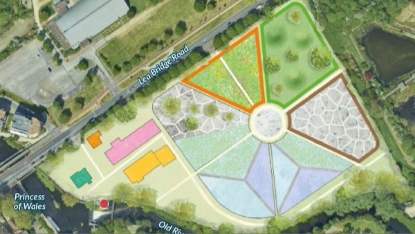 Community swimming ponds